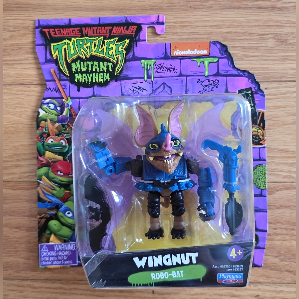 Teenage Mutant Ninja Turtles Mutant Mayhem Wingnut Robo-Bat Figure